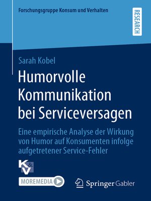 cover image of Humorvolle Kommunikation bei Serviceversagen